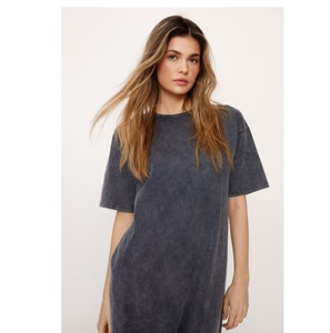 T-shirt en coton délavé à l'acide de poids lourd surdimensionné de conception personnalisée du fabricant en gros pour hommes Streetwear respirant - Product Image 5