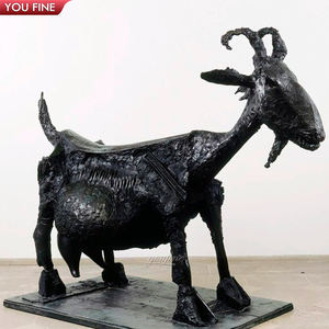 Custom Art Decor Bronce <span class=keywords><strong>Picasso</strong></span> Baboon y Escultura Joven - Product Image 5