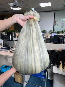 Máquina de trama 100% extensión de cabello humano Natural Color a granel Super doble dibujado estilo de onda número de modelo tejido de cabello - Product Image 2