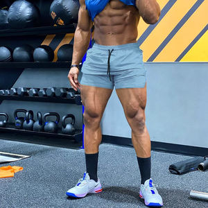 Nouveaux hommes Shorts de course garçons 2 en 1 formation Gym Shorts Fitness hommes Joggers entraînement exercice Shorts de sport pour hommes - Product Image 3