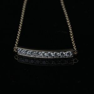สร้อยข้อมือเพชรโมอิสเพชรสำหรับเล่นเทนนิส VS1โรสโกลด์สีทอง0.35ct ทนทาน B2B - Product Image 3