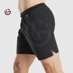 Short de fitness 100% coton fabriqué sur mesure dans un nouveau style décontracté taille élastique motif solide directement disponible couleurs personnalisées Pakistan - Product Image 3