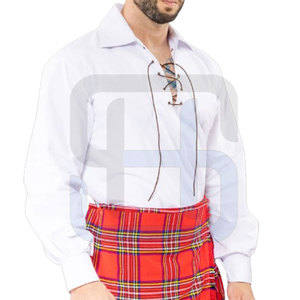 Ropa tradicional Camisas escocesas de tamaño personalizado Camisas escocesas de calidad premium - Product Image 4