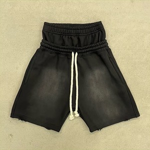 Manufacturer Customizable High Quality Embroidery <b>Patch</b> Logo Cotton Cargo <b>Shorts</b> Distressed Double Waist <b>Shorts</b> for <b>Men</b> - Product Image 2