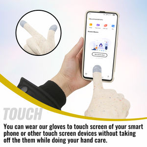 Rahat pamuk nokta iplik güzellik eldiven masaj Spa için dokunmatik ekran ellerinizi pürüzsüz - Product Image 4