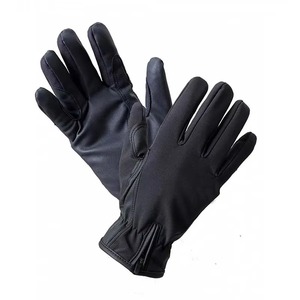 Gants d'équitation équestre d'hiver de haute qualité en cuir doigt complet étanche anti-dérapant respirant crochet boucle fermeture personnalisable - Product Image 1