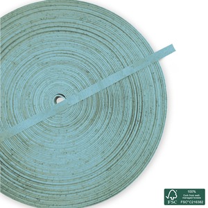 Cordon plat en liège bleu clair de qualité supérieure - Product Image 2