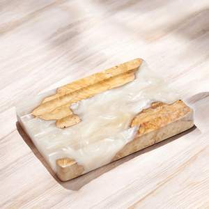 Portaplumas de Resina y Madera Hecho a Mano, Ecológico, de Alta Calidad, con Forma Personalizada, Modelo Artístico para Decoración de Mesa AZ - Product Image 3