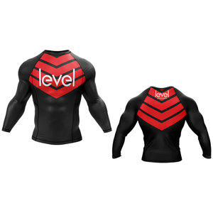 Rashguard de compression MMA respirant et écologique pour hommes et femmes, vêtements de sport en gros pour adultes, OEM, Spandex/Nylon - Product Image 1