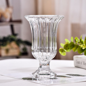 <span class=keywords><strong>Vase</strong></span> à fleurs en verre moderne pour la décoration de la maison et des fêtes de mariage, <span class=keywords><strong>vase</strong></span> <span class=keywords><strong>rond</strong></span> simple et transparent pour table - Product Image 2