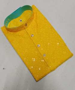 Árabe indio Punjabi Kurtassalwarkurta diseño para hombres Boda Verde último estilo AchkanBandhgalaSherwani tela - Product Image 5