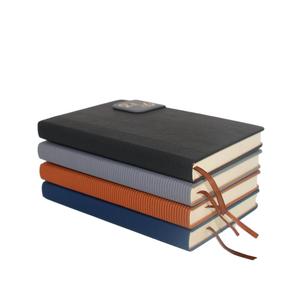 Tùy chỉnh A5 đa-màu PU Tạp Chí da máy tính xách tay kinh doanh văn phòng văn phòng phẩm Nam châm đóng cửa phía trước túi may bìa cứng - Product Image 2