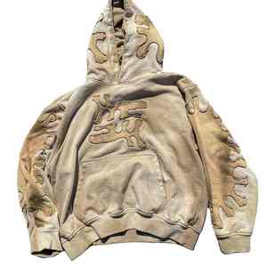 Sweat à capuche pour hommes à la mode pull Style 100% coton à manches longues polaire OEM ODM Logo personnalisé Streetwear vente en gros - Product Image 1