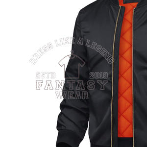 FANTASY WEAR OEM Vente en gros de vestes bomber personnalisées de haute qualité pour hommes, streetwear, vestes bomber à capuche surdimensionnées, vestes bomber de course - Product Image 3