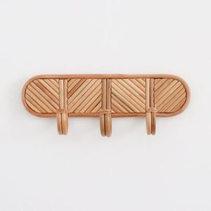 Estante de gancho de pared de ventilador de Metal decorativo recién llegado con 4 ganchos de aluminio organizador de almacenamiento de entrada de sala de estar - Product Image 6