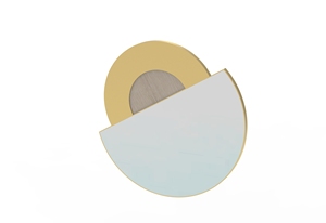 Agregue un toque de encanto a su espacio con el espejo de pared tejido a mano Boho Chic para decoración del hogar espejo - Product Image 5