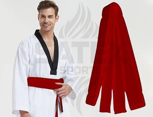 Ceintures de karaté personnalisées pour les arts martiaux - Haute qualité, prix bas, matière polyester/coton, durable et à séchage rapide - Product Image 2