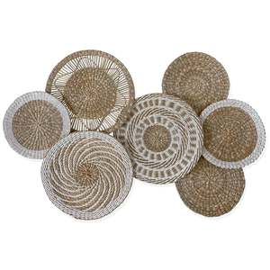 Tissé à la main traditionnel Moonj herbe tenture murale pour la maison chambre bureau restaurant de l'inde au prix de gros - Product Image 1