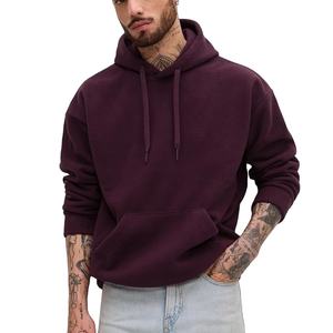Sudadera con Capucha Personalizada para Hombre, de Algodón Grueso, Color Sólido, para Gimnasio y Ropa Urbana - Product Image 1