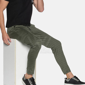กางเกงวอร์มลำลองใส่สบายสำหรับผู้ชายกางเกงแฟชั่นทรงสลิมฟิต - Product Image 3