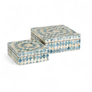 OEM ODM Wholesale Modern Luxury Mother of Pearl <b>Box</b> Shell Inlay Flexible Functional Design <b>Decorative</b> <b>Storage</b> Manufacturer - Product Image 1
