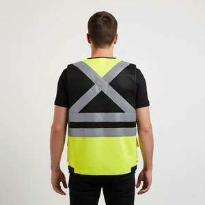 Security Uniform Reflector <b>Tape</b> Security Jacket Safety <b>Reflective</b> Vest With Logo Custom Workwear Winter Uniform - Product Image 4