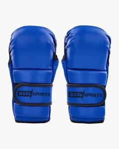 ถุงมือมวยหนังแท้ครึ่งนิ้วปรับแต่งได้พร้อมตัวแทรกทำจากโฟมอุปกรณ์การต่อสู้บนท้องถนน - Product Image 4