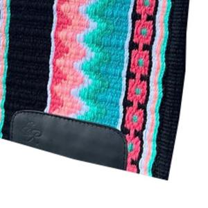 Manta de Silla de Montar ASHMIRA EQUESTRIAN de Lana de Nueva Zelanda de Alta Calidad, Estilo Occidental, Multicolor, Más Vendida, con Exterior de Lana de Visón - Product Image 3