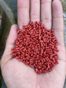 Granulés de plastique PP de qualité rouge à haute apparence Moulage par injection recyclé Qualité supérieure - Product Image 3