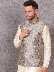 Chaleco Formal sin Mangas para Hombre con Costuras Finas, Transpirable para Verano, Ropa de Exterior para Venta al Por Mayor - Product Image 3