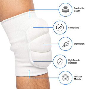 Rodilleras Tejidas U-BEST, Protección Transpirable para Voleibol, Todas las Temporadas, Unisex, Fáciles de Poner - Product Image 2