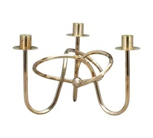 Bougeoir en cristal de luxe Accent d'éclairage glamour pour décor de fête élégant et espaces de dîner romantiques - Product Image 5