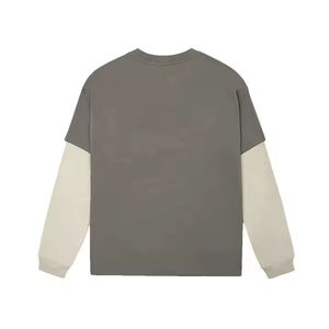 Camiseta de algodón 100% de tendencia superior de la mejor calidad, camisetas de hombre de peso pesado, camiseta de manga larga Unisex - Product Image 2