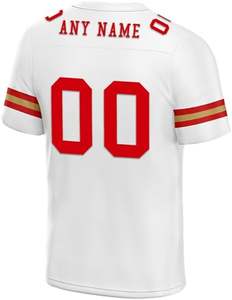 Maillot de football de rugby personnalisé conçu sur mesure avec logo du nom et du numéro de l'équipe Fournisseur OEM en vrac pour les clubs, les écoles et les événements - Product Image 6