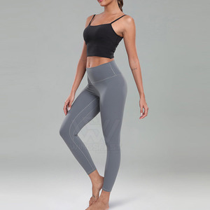 Bajo MOQ Último diseño Yoga Leggings Gym Wear Mejor precio Venta superior cintura elástica Yoga Leggings para la venta en línea - Product Image 5