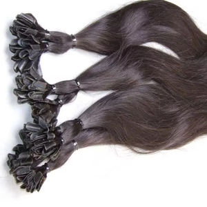 Kératine noire naturelle de 22 pouces I-Tips Indian Remy Hair Extensions Super Double Drawn Ends 100g Set pour femmes - Product Image 5