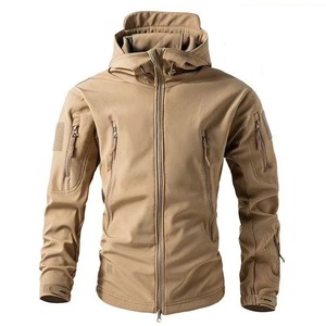 Chaquetas de carga impermeables tácticas de piel de tiburón de invierno para hombre, Abrigo con capucha para hombre, combate, pesca, senderismo, Camping, escalada, esquí, caza - Product Image 1