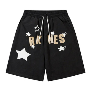 2025 Vente en gros Fabricant d'été Personnalisé 3D Puff Printing Logo 100% Cotton Sweat Foam Puff Print Shorts pour hommes - Product Image 3
