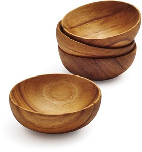 Bol de service en bois au design moderne 2026 – Bol à salade de fruits en bois de qualité supérieure – Fournitures directes d'usine multi-usages - Product Image 1