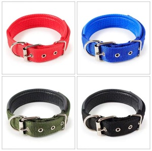 Adjustable Nylon Dog Collar Metal Buckle Pet Neck Strap for Training Walking - Product Image 4
