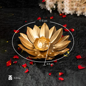 Nouveauté Moyen-Orient Arabe Or Métal Étoile Lune Forme Brûleur d'encens Ramadan Eid Mubarak Chandelier Bougeoir - Product Image 5