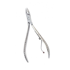 Curved Blade <b>Cuticle</b> Pusher Steel Material Ingrown <b>Cutter</b> Nail Nippers with Printed Handle for Toes Nail Care Barrel Spring 92 - Product Image 1