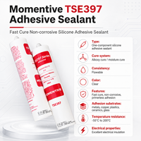 Momentive TSE397 Mastic silicone adhésif monocomposant RTV à durcissement rapide, non corrosif, pour le collage et l'étanchéité des composants électroniques