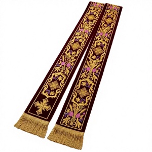 Borde de alambre bordado a mano para delantal de Gran Maestro Masónico, venta al por mayor, personalizado - Product Image 1