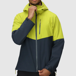 Chaquetas de lluvia con capucha multicolor cómodas con etiqueta personalizada con estilo de calle principal para el diseño de moda de invierno - Product Image 2