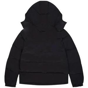 Veste matelassée à manches longues pour homme avec capuche amovible, imperméable, décontractée, en polyester matelassé, pour l'hiver, par HI 2026 - Product Image 4