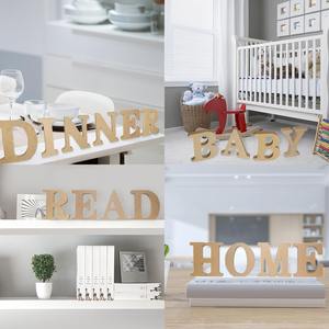 Letras de Madera, Letras Decorativas de Madera en Oferta, Letras Inglesas para Decoración de Paredes y Hogar a Precio Económico - Product Image 3