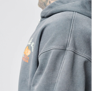 Sudadera con capucha de algodón 100% para hombre al por mayor, talla grande, color liso, forro polar de invierno, 6XL, personalizable, en blanco con bordado - Product Image 6