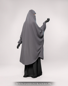 ชุดเดรสอิสลามทำมือผ้าโพลีเอสเตอร์พรีเมี่ยมหรูหราสำหรับ jilbab - Product Image 6