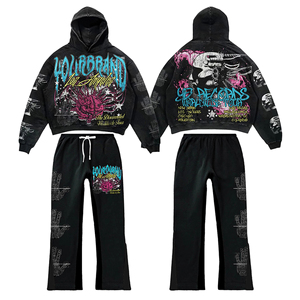 IRON MARK INDUSTRIES 2026 Chándal Urbano Personalizado de Alta Calidad con Estampado Vintage, Doble Capa, Lavado Ácido y Efecto Desgastado por el Sol - Product Image 1